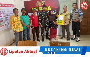 Polsek Nanga Tayap Berikan Bantuan Sosial Kepada Warga Yang Kurang Mampu