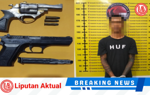 Miliki Sabu dan Senjata Api, Warga Tumbang Titi di Amankan Polres Ketapang