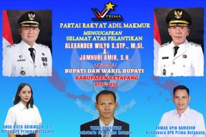 DPK Partai Prima Ketapang, Kawal Program Presiden Prabowo Sampai Ketingkat Desa.