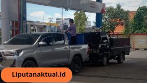 SBPU 64.781.08 JL.Panjaitan Jual BBM Menggunakan Drum