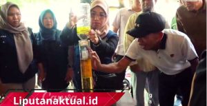 Isi Minyakita Tidak sesuai dengan Lebel Kemasan, Prudusen  Asal kota Waringin Barat.