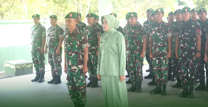 Upacara Korp Raport Purna Tugas Kodim 1203 Ketapang. Ketapang.