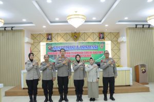 Polres Ketapang Terima Kegiatan Sosialisasi Dari Tim Ro SDM  Dalam Ranka Peningkatan Kesejahteraan Personel Polri