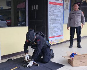 Polres Ketapang Bersama Brimob Polda Kalbar Musnahkan Temuan Mortir Dan Granat Aktif