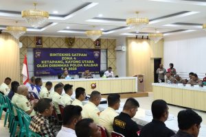 Kunjungi Polres Ketapang, Ditbinmas Polda Kalbar Laksanakan Bimbingan Teknis Kepada Manajemen Perusahaan Pengguna Tenaga Satpam