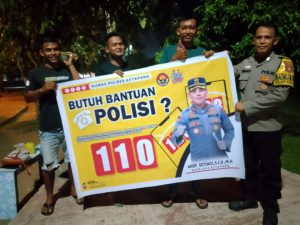 Bhabinkamtibmas Kelurahan Sukaharja Sosialisasikan Layanan Bantuan Polisi 110 kepada Warga
