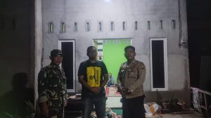 Bhabinkamtibmas Polsek Benua Kayong Laksanakan Patroli Pengamanan Kampanye Pilkades Serentak 2025