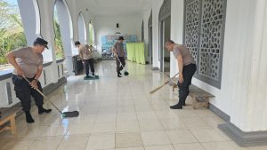 POLSEK MATAN HILIR SELATAN GELAR BAKTI RELIGI DALAM RANGKA HARI BHAYANGKARA KE-79