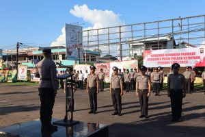 Kapolres Ketapang Pimpin Upacara Kenaikan Pangkat 31 Personilnya di Hari Bhayangkara