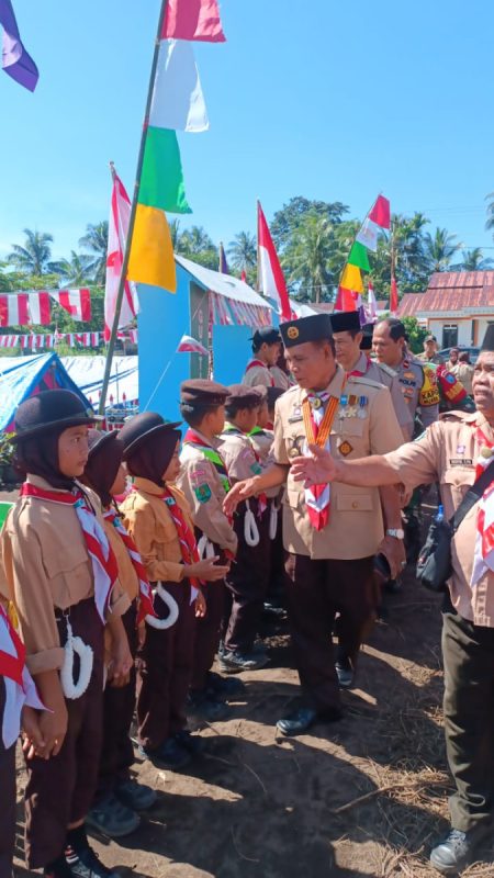 Kwarran Muara Pawan Adakan  Kemah Akbar Lomba Giat Pramuka Kembar Logika