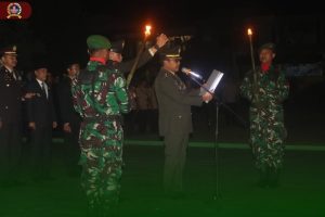 Apel Kehormatan dan Renungan Suci Khidmat Dilaksanakan di Taman Makam Pahlawan (TMP) Tanjungpura Dipimpin Dandim 1203/Ketapang