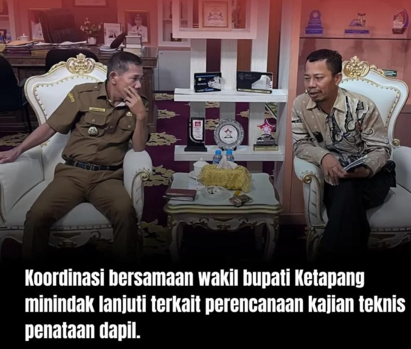 KPU Ketapang Koordinasi Dengan Wakil Bupati Siapkan Penataan Daerah Pemilihan