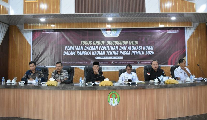 KPU Ketapang Gelar FGD Kajian Teknis Penataan Daerah Pemilihan Pasca Pemilu 2024