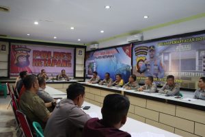 Anev Kegiatan Penanaman Jagung, Kapolres Ketapang Cek Validasi Data Bersama Pamatwil Wilayah Jajaran Polres Ketapang