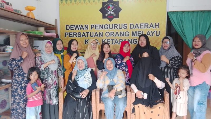 DPD POM Ketapang Bentuk Organ Sayap bernama PERSATUAN PUAN MELAYU