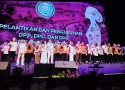Hashim Djojohadikusumo Lantik Pengurus Srikandi Jaga Desa se-Indonesia, ABPEDNAS dan SMSI Kerja Sama Dukung Program Jaga Desa.
