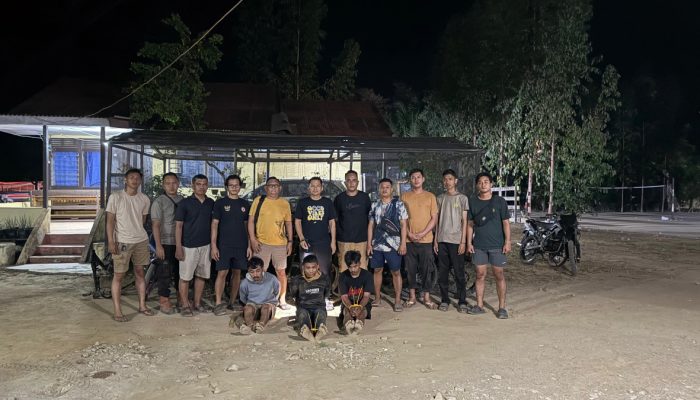 Tiga Pelaku Curanmor Dan 9 Unit Sepada Motor Berhasil Diamankan Polsek Tumbang Titi