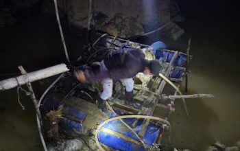 Polsek Simpang Hulu Tertibkan Aktivitas PETI, Mesin dan Peralatan Diamankan